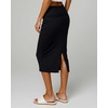 image:imageReal Essentials 3 Pack Womens Soft Midi Skirt  High Waisted Pencil Work Office Business Casual Skirts with Back Slit PlusSet 10