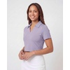 image:imageReal Essentials 3 Pack Womens V Neck Crop Polo Shirts  Short Sleeve Sweater Dry Fit Golf Athletic Workout Collared TopsSolid Black  Solid Plum Perfect  Solid Orchid Petal