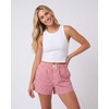 image:imageReal Essentials 3 Pack Womens Woven Lounge Boxer Shorts Casual Sleep Comfy Elastic Waist Loose Fit PJ Bottoms with PocketsBlack Gingham  Mineral Red Gingham  Pale Lilac Gingham