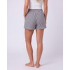 image:imageReal Essentials 3 Pack Womens Woven Lounge Boxer Shorts Casual Sleep Comfy Elastic Waist Loose Fit PJ Bottoms with PocketsBlack Gingham  Mineral Red Gingham  Pale Lilac Gingham
