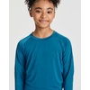 image:imageReal Essentials 4 Pack Girls Rash Guard Swim Shirts  Long Sleeve UPF Sun Protection Tops Ages 416Long Sleeve Set 1