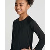 image:imageReal Essentials 4 Pack Girls Rash Guard Swim Shirts  Long Sleeve UPF Sun Protection Tops Ages 416Long Sleeve Set 3