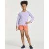 image:imageReal Essentials 4 Pack Girls Rash Guard Swim Shirts  Long Sleeve UPF Sun Protection Tops Ages 416Long Sleeve Set 7