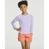 image:imageReal Essentials 4 Pack Girls Rash Guard Swim Shirts  Long Sleeve UPF Sun Protection Tops Ages 416Long Sleeve Set 7