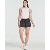 image:imageReal Essentials 4 PackWomens Flowy Dry Fit Running Short  Spandex Underneath Athletic Workout Gym Shorts Plus AvailableSet 1