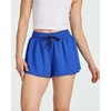 image:imageReal Essentials 4 PackWomens Flowy Dry Fit Running Short  Spandex Underneath Athletic Workout Gym Shorts Plus AvailableSet 1