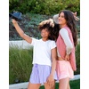 image:imageReal Essentials 4 PackWomens Flowy Dry Fit Running Short  Spandex Underneath Athletic Workout Gym Shorts Plus AvailableSet 1