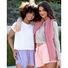 image:imageReal Essentials 4 PackWomens Flowy Dry Fit Running Short  Spandex Underneath Athletic Workout Gym Shorts Plus AvailableSet 2