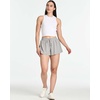 image:imageReal Essentials 4 PackWomens Flowy Dry Fit Running Short  Spandex Underneath Athletic Workout Gym Shorts Plus AvailableSet 3