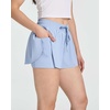 image:imageReal Essentials 4 PackWomens Flowy Dry Fit Running Short  Spandex Underneath Athletic Workout Gym Shorts Plus AvailableSet 6