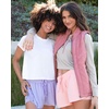 image:imageReal Essentials 4 PackWomens Flowy Dry Fit Running Short  Spandex Underneath Athletic Workout Gym Shorts Plus AvailableSet 6