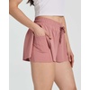 image:imageReal Essentials 4 PackWomens Flowy Dry Fit Running Short  Spandex Underneath Athletic Workout Gym Shorts Plus AvailableSet 7