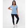 image:imageReal Essentials Ladies SS Breeze Tech VNeck ShirtSolid Black  Charcoal  Navy Blazer  Clear Sky  Solid Moonlight Mauve