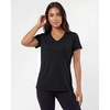 image:imageReal Essentials Ladies SS Breeze Tech VNeck ShirtSolid Black  Solid Black  Solid Black  Solid Black  Solid Black