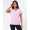 image:imageReal Essentials Ladies SS Breeze Tech VNeck ShirtSolid Black  Solid Raspberry Sorbet  Solid Fragrant Lilac  Solid Festival Bloom  Solid Orchid Petal