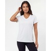 image:imageReal Essentials Ladies SS Breeze Tech VNeck ShirtSolid Bright White  Solid Bright White  Solid Bright White  Solid Bright White  Solid Bright White