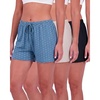 image:imageReal Essentials 3 Pack Womens Pajama Shorts Sleep Lounge Sweatshorts Comfy Sleepwear Bottoms Available In Plus SizeSet M