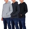 image:imageReal Essentials 3 Pack Youth Fleece Long Sleeve Soft Pullover Hoodie Sweatshirt  Boys amp GirlsSet 9