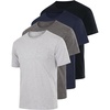 image:imageReal Essentials 4 Pack Mens Cotton Performance Short Sleeve Crew Neck Pocket TShirt Athletic Top Available in Big amp TallSet 13