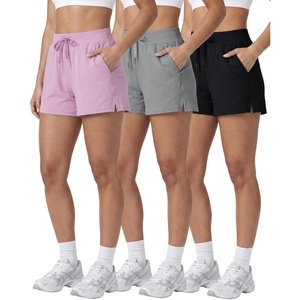 image:imageReal Essentials 3 Pack Womens Athletic Running Shorts  Hiking Gym Yoga Workout Casual Lounge with Pockets Plus AvailableSet 10