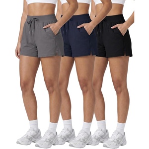 image:imageReal Essentials 3 Pack Womens Athletic Running Shorts  Hiking Gym Yoga Workout Casual Lounge with Pockets Plus AvailableSet 11