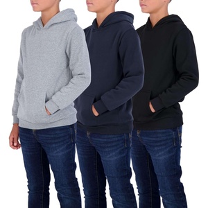 image:imageReal Essentials 3 Pack Youth Fleece Long Sleeve Soft Pullover Hoodie Sweatshirt  Boys amp GirlsSet 10