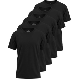 image:imageReal Essentials 5 Pack Boys TShirts  Soft Cotton Boys Shirts  Plain Short Sleeve Tops for Kids Ages 418Set 9