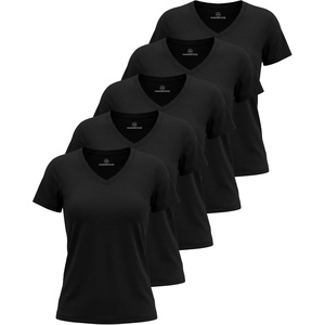image:imageReal Essentials Ladies SS Breeze Tech VNeck ShirtSolid Black  Solid Black  Solid Black  Solid Black  Solid Black