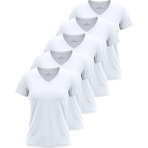 image:imageReal Essentials Ladies SS Breeze Tech VNeck ShirtSolid Bright White  Solid Bright White  Solid Bright White  Solid Bright White  Solid Bright White
