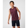 image:imageReal Essentials 5 Pack Boys DryFit Active Athletic Performance Tank TopSet 13