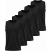 image:imageReal Essentials 5 Pack Boys DryFit Active Athletic Performance Tank TopSet 11