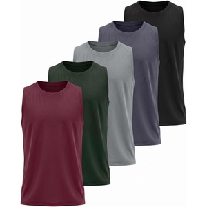 image:imageReal Essentials 5 Pack Boys DryFit Active Athletic Performance Tank TopSet 13