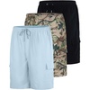 image:imageReal Essentials 3 Pack Boys Swim Trunks with Pockets  Swimsuit with Mesh Lining UPF 50Set 5