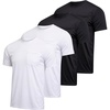 image:imageReal Essentials 4 Pack Mens DryFit Short Sleeve Pocket Crew Performance Athletic TShirt Available in Big amp TallSet 9