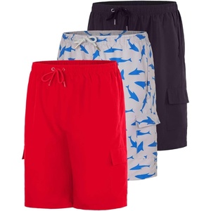 image:imageReal Essentials 3 Pack Boys Swim Trunks with Pockets  Swimsuit with Mesh Lining UPF 50Set 2