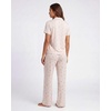 image:imageReal Essentials Ladies SS Notch Collar Button Up and Open Bottom Pant SetMistletoe Flowers  Carinaria Hearts