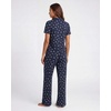 image:imageReal Essentials Ladies SS Notch Collar Button Up and Open Bottom Pant SetNavy Blazer Stars  Moonbeam Check