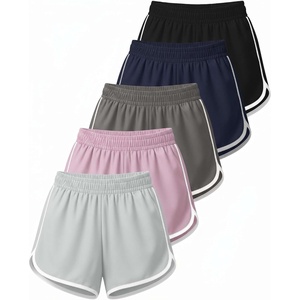 image:imageReal Essentials 5 Pack Womens DryFit Dolphin Shorts  Athletic Running Workout Gym Lounge Active Casual Plus AvailableSet 9