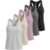 image:imageReal Essentials 5 Pack Womens Dry Fit Tank Top  Racerback Sleeveless Workout Athletic Gym Shirt Available in PlusSet 9