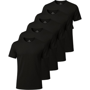 image:imageReal Essentials Mens SS Breeze Tech Crew ShirtSolid Black  Solid Black  Solid Black  Solid Black  Solid Black