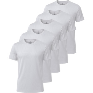 image:imageReal Essentials Mens SS Breeze Tech Crew ShirtSolid Bright White  Solid Bright White  Solid Bright White  Solid Bright White  Solid Bright White