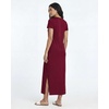 image:imageReal Essentials 3 Pack Womens Casual Short Sleeve Maxi TShirt Dress with Slit Available in Plus SizeSet 11