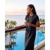 image:imageReal Essentials 3 Pack Womens Casual Short Sleeve Maxi TShirt Dress with Slit Available in Plus SizeSet 11