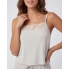 image:imageLadies Lace Trim Cami and Short SetSolid Chocolate Torte  Solid Moonbeam
