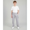 image:imageReal Essentials 3 Pack Boys Tricot Open Bottom Sweatpants  Athletic Running Pants with Pockets for Kids Teens YouthSet 4