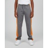 image:imageReal Essentials 3 Pack Boys Tricot Open Bottom Sweatpants  Athletic Running Pants with Pockets for Kids Teens YouthSet 6