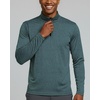 image:imageReal Essentials 3 Pack Mens DryFit Active Quarter Zip Long Sleeve Athletic Performance Pullover Available in Big amp TallSet D