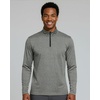 image:imageReal Essentials 3 Pack Mens DryFit Active Quarter Zip Long Sleeve Athletic Performance Pullover Available in Big amp TallSet E