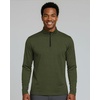 image:imageReal Essentials 3 Pack Mens DryFit Active Quarter Zip Long Sleeve Athletic Performance Pullover Available in Big amp TallSet F