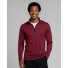 image:imageReal Essentials 3 Pack Mens DryFit Active Quarter Zip Long Sleeve Athletic Performance Pullover Available in Big amp TallSet I